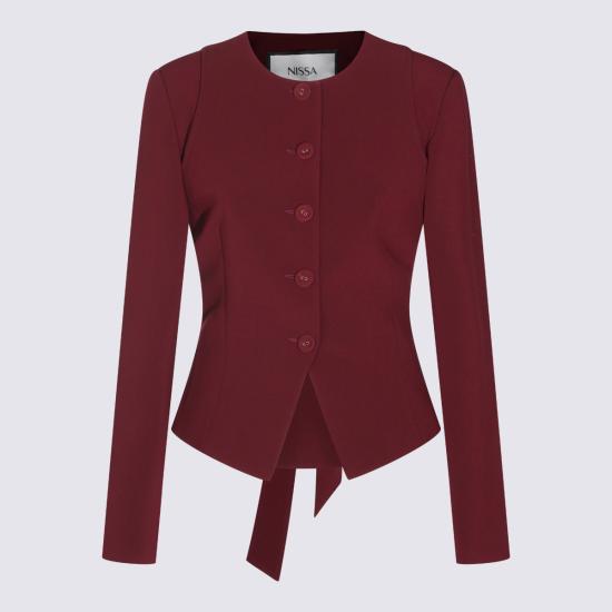 26FW 니사 수트 자켓 S1366 BORDEAUX
