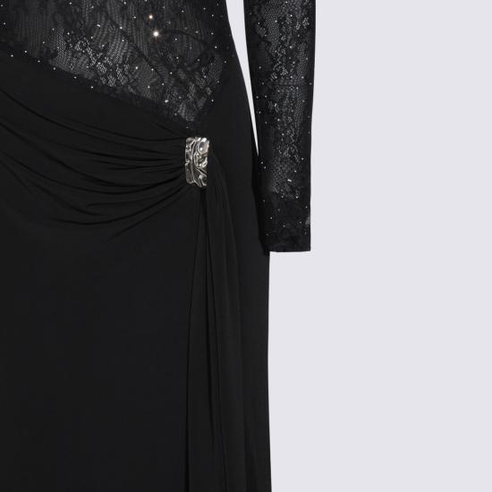 26FW 니사 미디 원피스 RS16860 BLACK - NISSA