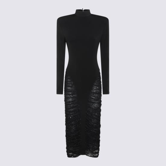 26FW 니사 미디 원피스 RS16715 BLACK