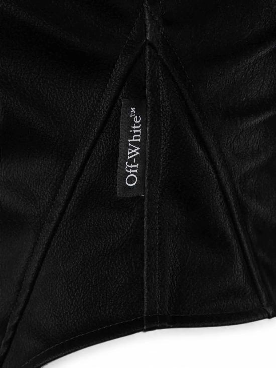 26FW 오프화이트 민소매 티셔츠 2FA00396T W009 BLACK - OFF WHITE