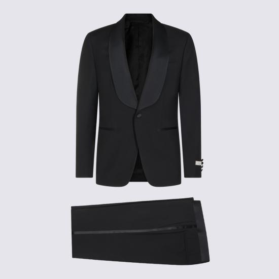 26FW 카날리 수트 세트 1578157 AM3011010 BLACK - CANALI
