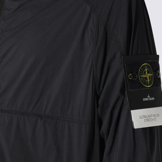 26FW 스톤 아일랜드 울트라 라이트 나일론 스트레치-TC 후드 재킷 L2S15Q100020 S0474V0029 BLACK - STONE ISLAND