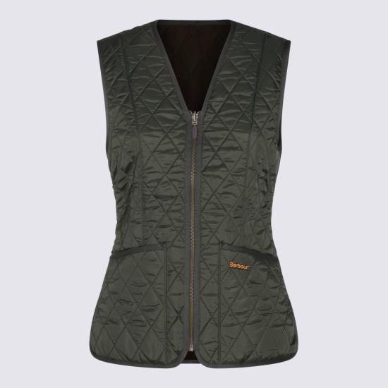 26FW 바버 베스트 262LLI0003 LLIOL71 DARK OLIVE
