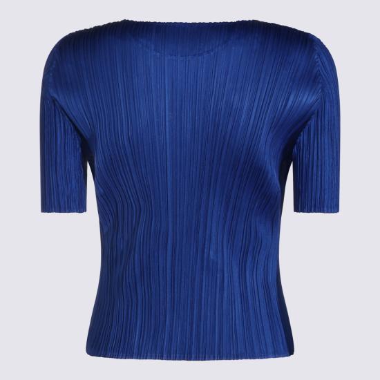 26FW 플리츠플리즈 반팔 티셔츠 PP68JK112 72 Blue - PLEATS PLEASE