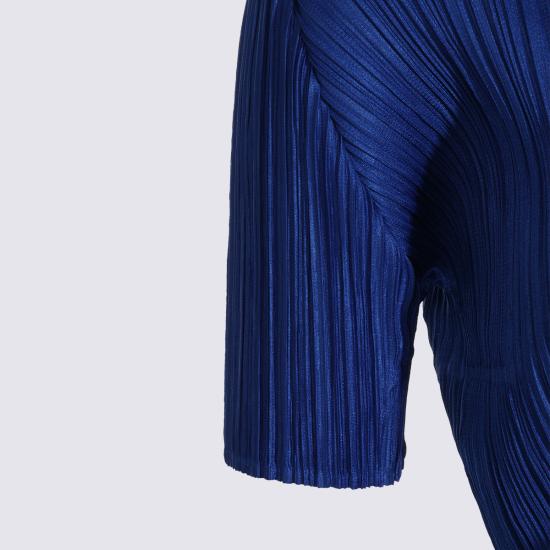 26FW 플리츠플리즈 반팔 티셔츠 PP68JK112 72 Blue - PLEATS PLEASE