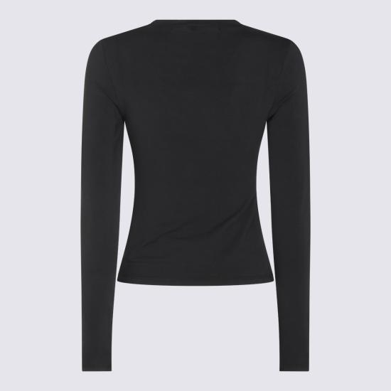 26FW 알렉산더 왕 반팔 티셔츠 1CC4261457 001 Black - ALEXANDER WANG