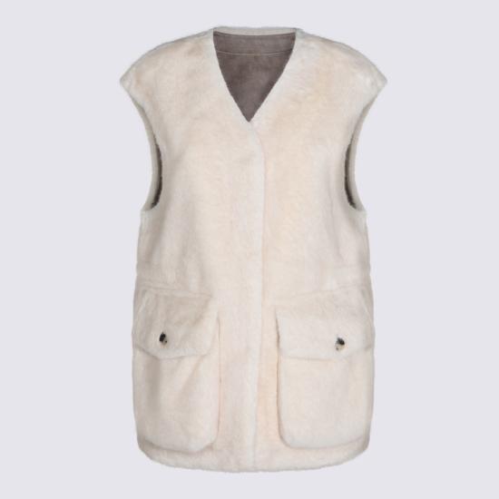 26FW 코트 BJ20370 CASHEW AND CREAM