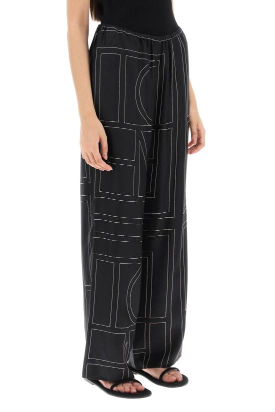 26FW 토템 팬츠 213255707 925 Black - TOTEME