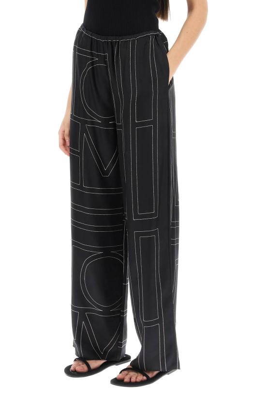 26FW 토템 팬츠 213255707 925 Black - TOTEME