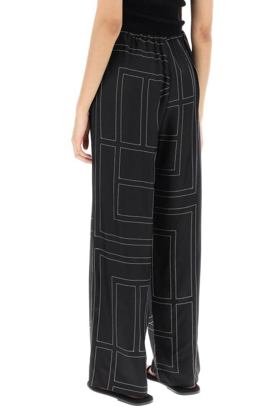 26FW 토템 팬츠 213255707 925 Black - TOTEME
