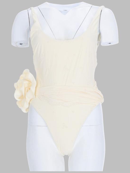 26FW 마그다뷰트림 비치웨어 649726 CREAM BEIGE