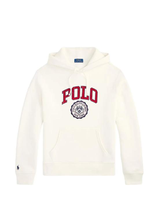 26FW 폴로 랄프로렌 후드 티셔츠 710B26149 002 Bianco