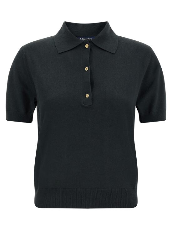 26FW 에스막스마라 폴로 티셔츠 2629366051600003 Black