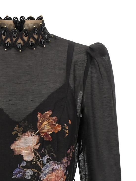 26FW 짐머만 숏 원피스 0725DF261BLF Multicolor - ZIMMERMANN