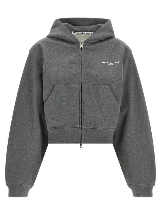 26FW 알렉산더 왕 긴팔 티셔츠 1CC4262799079 Gray