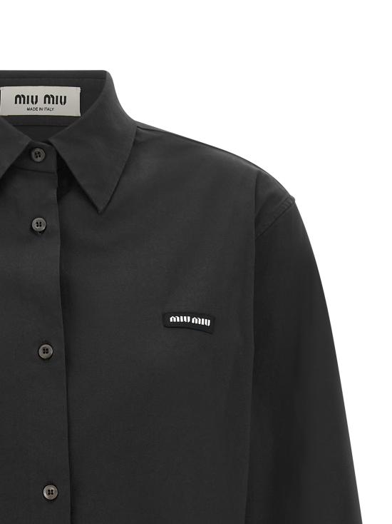 26FW 미우미우 블라우스 MK2061SOOO6472F0002 Black - MIU MIU