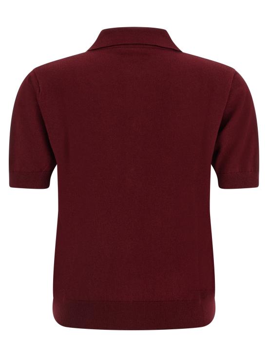 26FW 에스막스마라 폴로 티셔츠 2629366051600002 Bordeaux - 'S MAX MARA