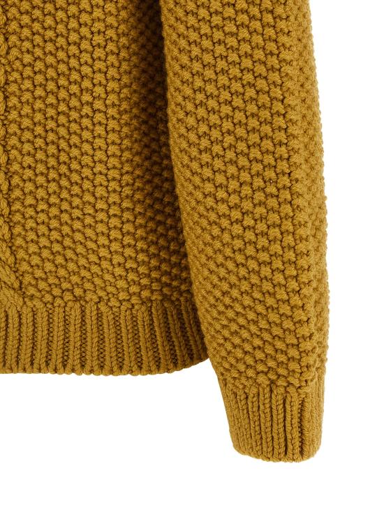 26FW 생로랑 가디건 A003MBY77OL7745 Yellow - SAINT LAURENT