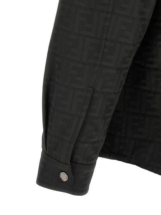 26FW 펜디 긴팔 셔츠 FW1470AMYBF0QA1 Black - FENDI