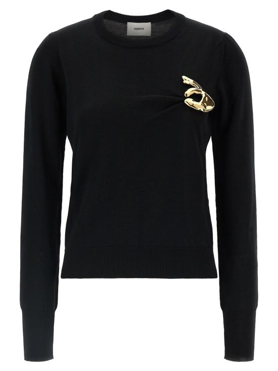 26FW 코페르니 가디건 COPML76Y3029BLKGLD Black