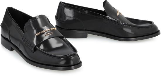  알렉산더 왕 로퍼 카터 페이턴트 가죽  블랙 - ALEXANDER WANG