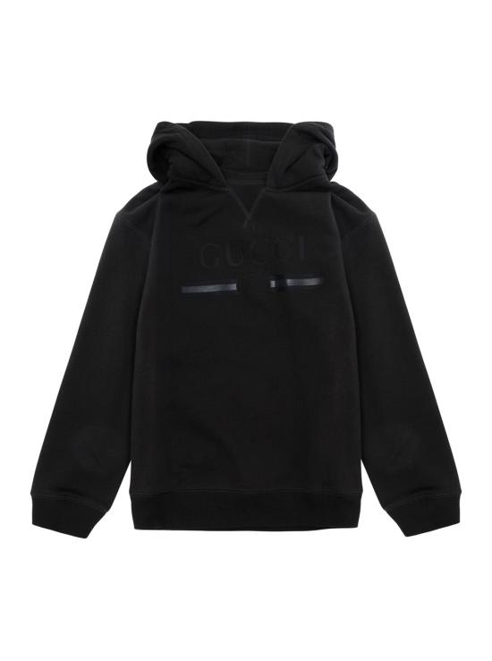 26FW 구찌 키즈 코튼 후드 스웨트셔츠 A0044XXJHXM BLACK