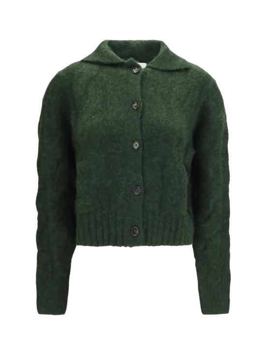26FW 얼루드 스웨터 26577000 GREEN - ALLUDE