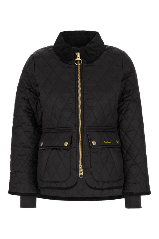 26FW 바버 비드넬 피티드 퀼티드 재킷 LQU1765LQU BK91 BLACK CLASSIC