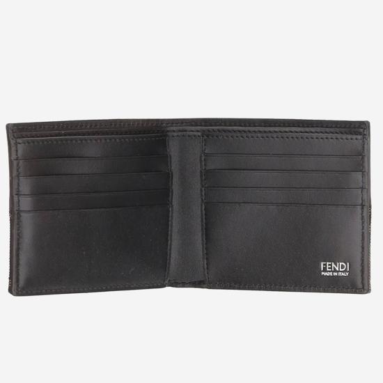 26FW 펜디 FF 바이폴드 월렛 7M0169 BLACK
