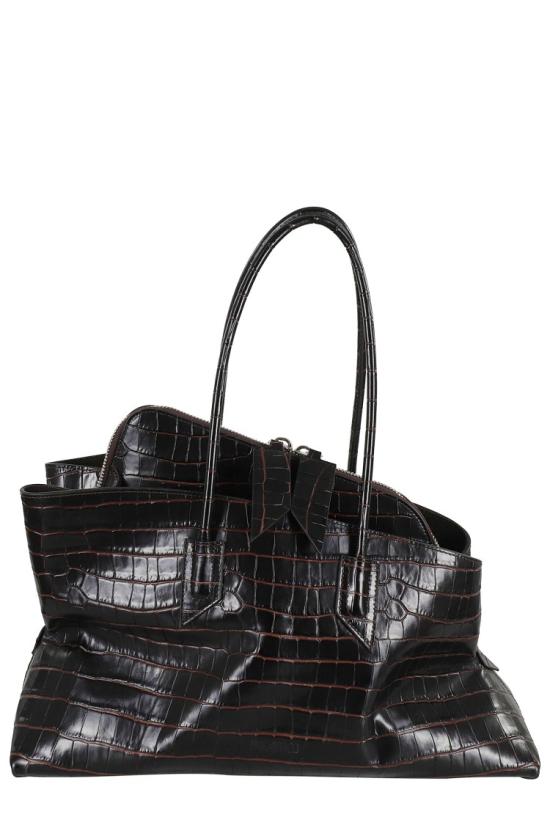26FW 디 아티코 라 파세지아타 미디엄 탑 핸들 백 250WAH00054 LBT021PR 099 Brown