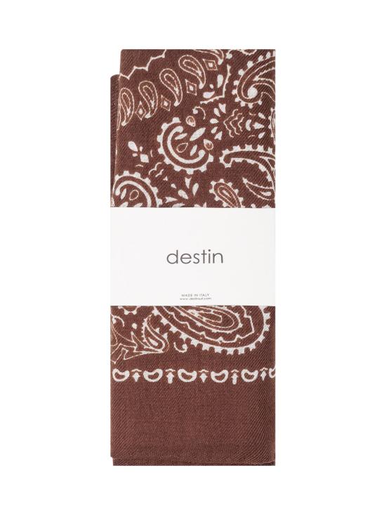 26FW 데스틴 머플러/스카프 JUDYBANDANA BROWN - DESTIN