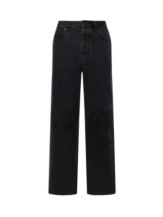 26FW 로에베 데님 팬츠 H526Y11WAR 1100 BLACK