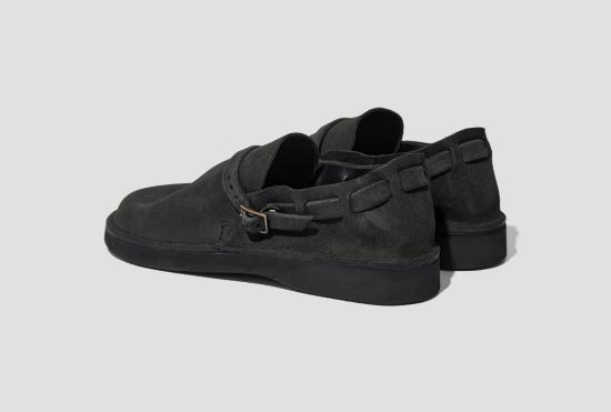 26FW 오로라슈즈 슈즈 남성용 미들 잉글리시 - 러프아웃 블랙 / 너비 D - AURORA SHOE CO.
