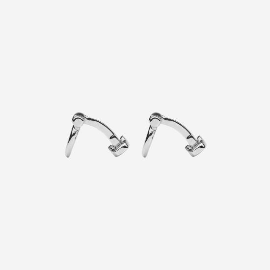 26FW 살바토레 페라가모 커프스 링크/타이 홀더 775189 SILVER - SALVATORE FERRAGAMO