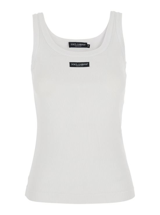 26FW 돌체앤가바나 민소매 티셔츠 F8W51T WHITE