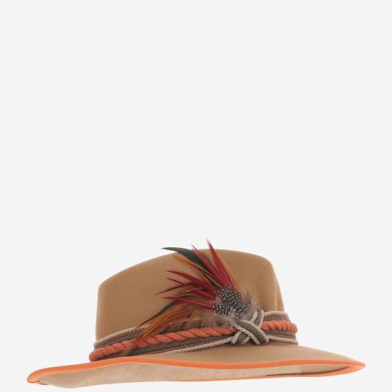 26FW 알렉시아 알바레즈 데 톨레도 모자 SOMBREROLANAMERINO BEIGE