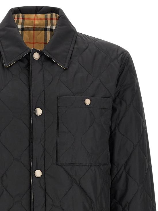 26FW 버버리 패딩 브라이튼  재킷 블랙 - BURBERRY