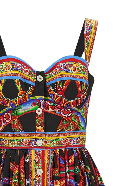 26FW 돌체앤가바나 원피스 카레토 드레스 멀티컬러 - DOLCE & GABBANA