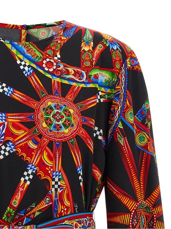 26FW 돌체앤가바나 원피스 카레토 드레스 멀티컬러 - DOLCE & GABBANA