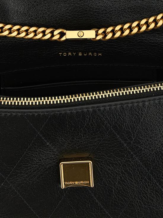 26FW 토리버치 크로스백 찰리 퀼팅 크로스바디 백 블랙 - TORY BURCH