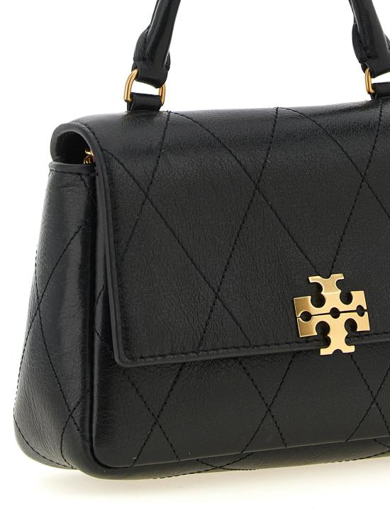 26FW 토리버치 크로스백 찰리 퀼팅 크로스바디 백 블랙 - TORY BURCH