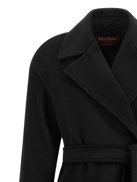 26FW 막스마라 스튜디오 코트 드라벤나  및 트렌치  블랙 - MAX MARA STUDIO