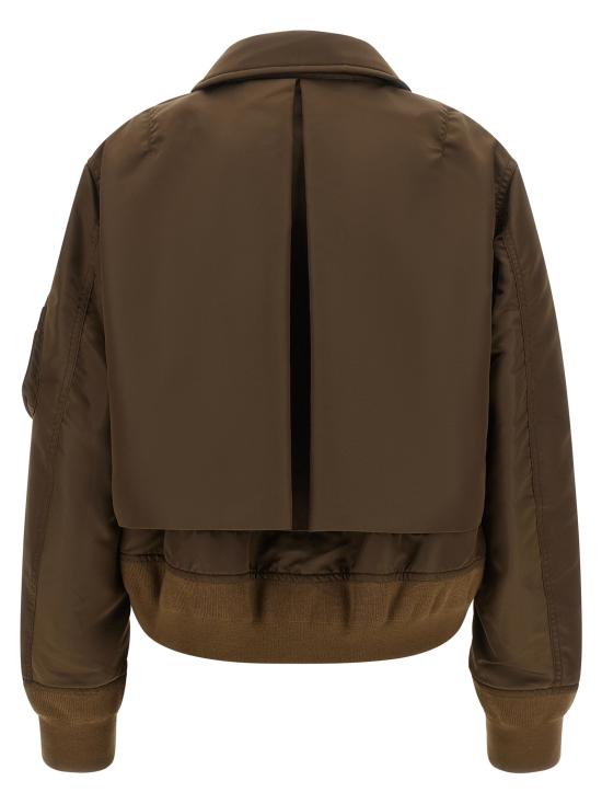 26FW 사카이 패딩 이중 레이어 블라우스형  재킷 (갈색) - SACAI