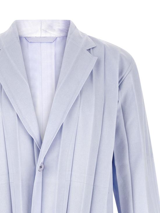 26SS 옴므 플리세 이세이 미야케 자켓 엣지 앙상블 블레이저 라이트 블루 - HOMME PLISSE' ISSEY MIYAKE