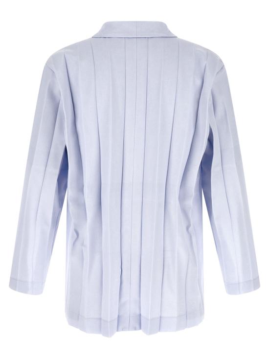 26SS 옴므 플리세 이세이 미야케 자켓 엣지 앙상블 블레이저 라이트 블루 - HOMME PLISSE' ISSEY MIYAKE