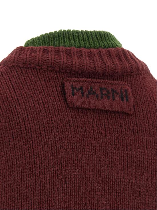 26FW 마르니 베스트 니트  질레 보르도 - MARNI