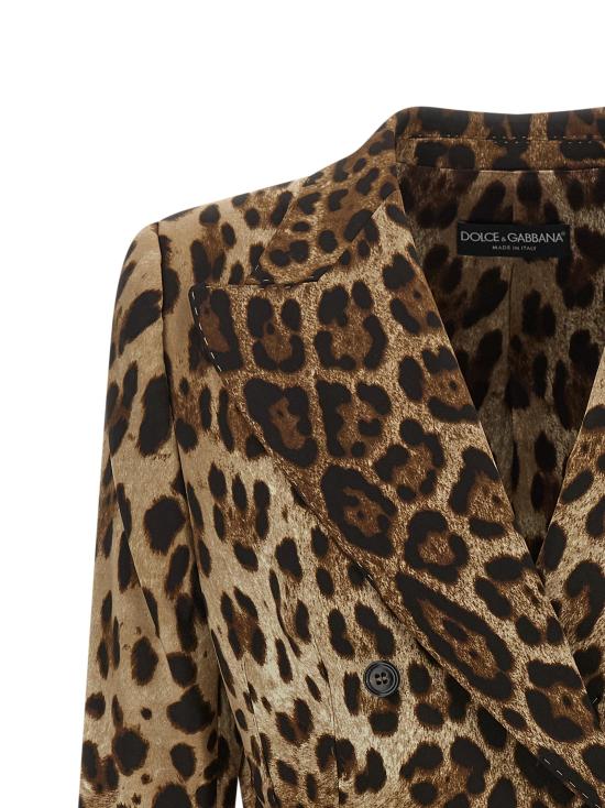 26FW 돌체앤가바나 수트 자켓 레오 블레이저스 브라운 - DOLCE & GABBANA