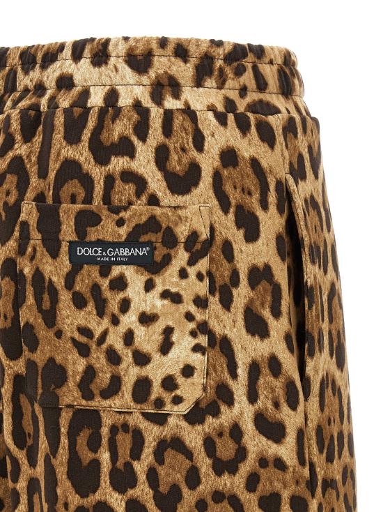 26FW 돌체앤가바나 스트레이트 팬츠 레오 팬츠 브라운 - DOLCE & GABBANA