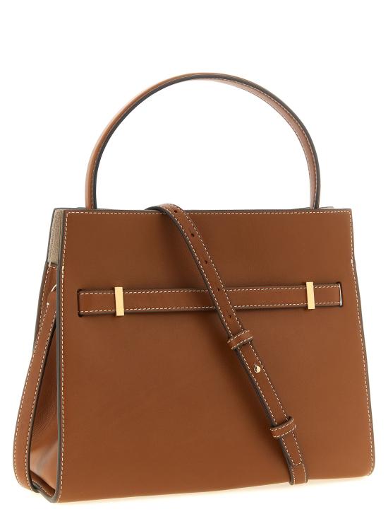 26FW 토리버치 크로스백 리 라지윌 스몰 크로스바디 백 브라운 - TORY BURCH