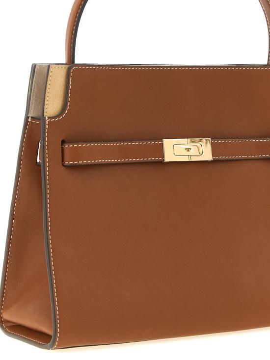 26FW 토리버치 크로스백 리 라지윌 스몰 크로스바디 백 브라운 - TORY BURCH